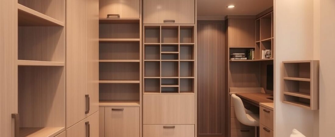 Compact Living: Elegant Storage That Shines