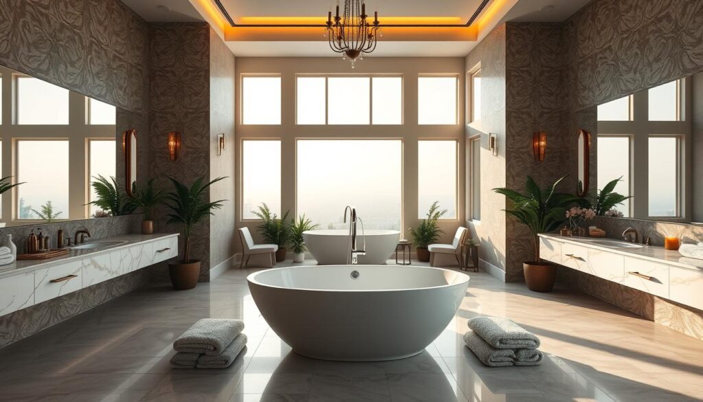 luxurious bathroom design