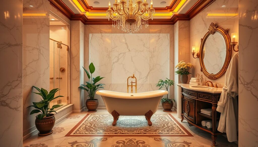 luxurious bathroom design