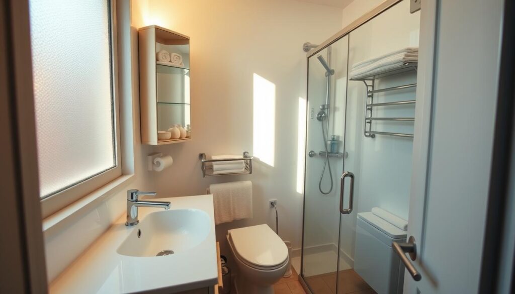 maximizing small bathroom space