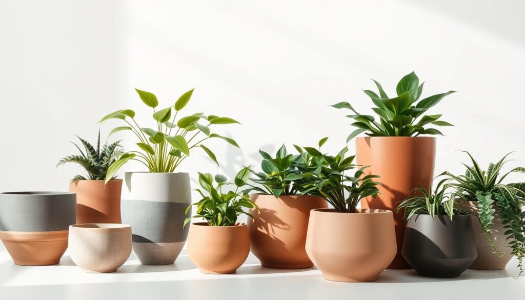 modern planter materials