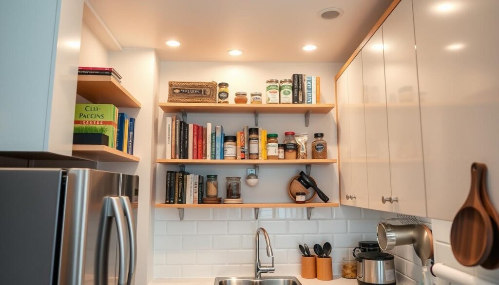 optimizing storage in small kitchen spaces