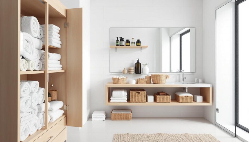 practical bathroom storage tips