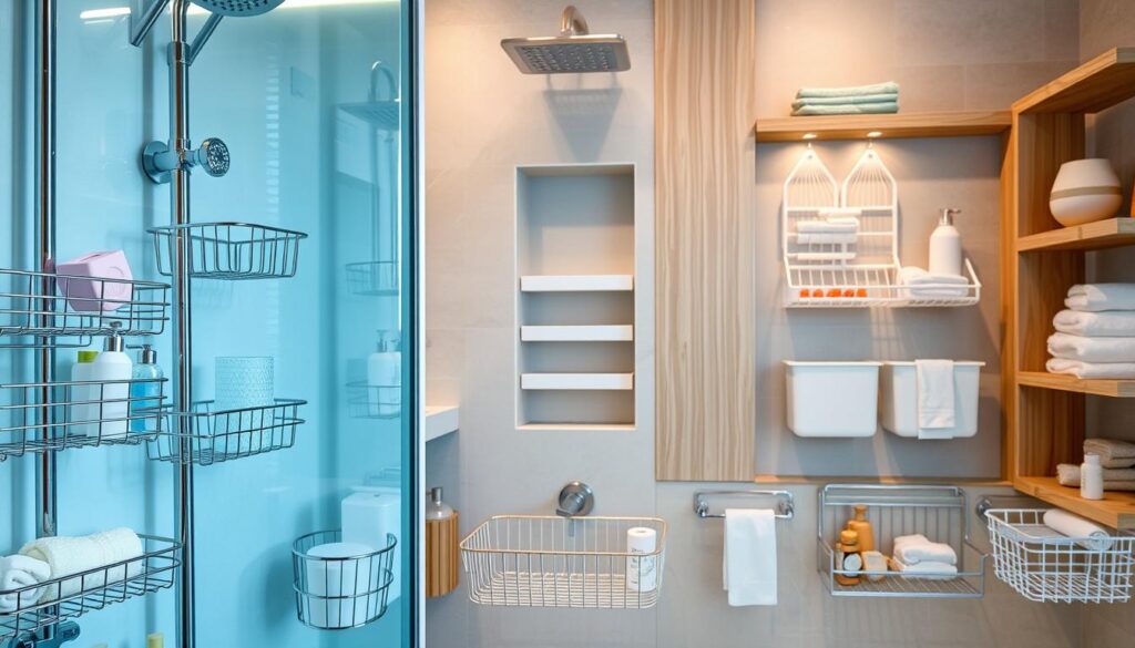 shower caddies and organizers