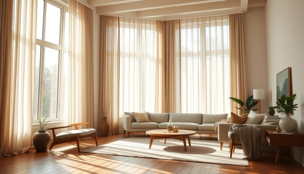 using window treatments to enhance natural light